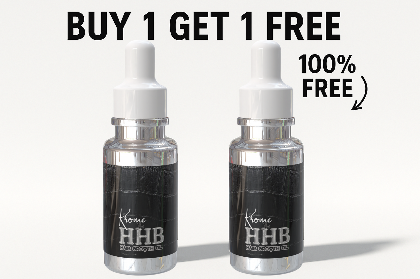 Krome' By HHB Men's Hair & Beard Batana Oil - VIP