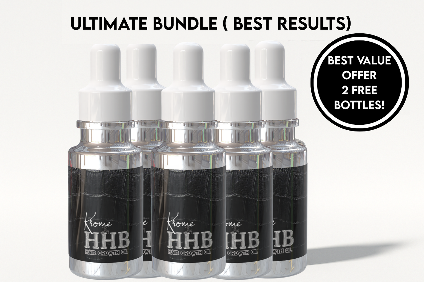 Krome' By HHB Men's Hair & Beard Batana Oil - VIP