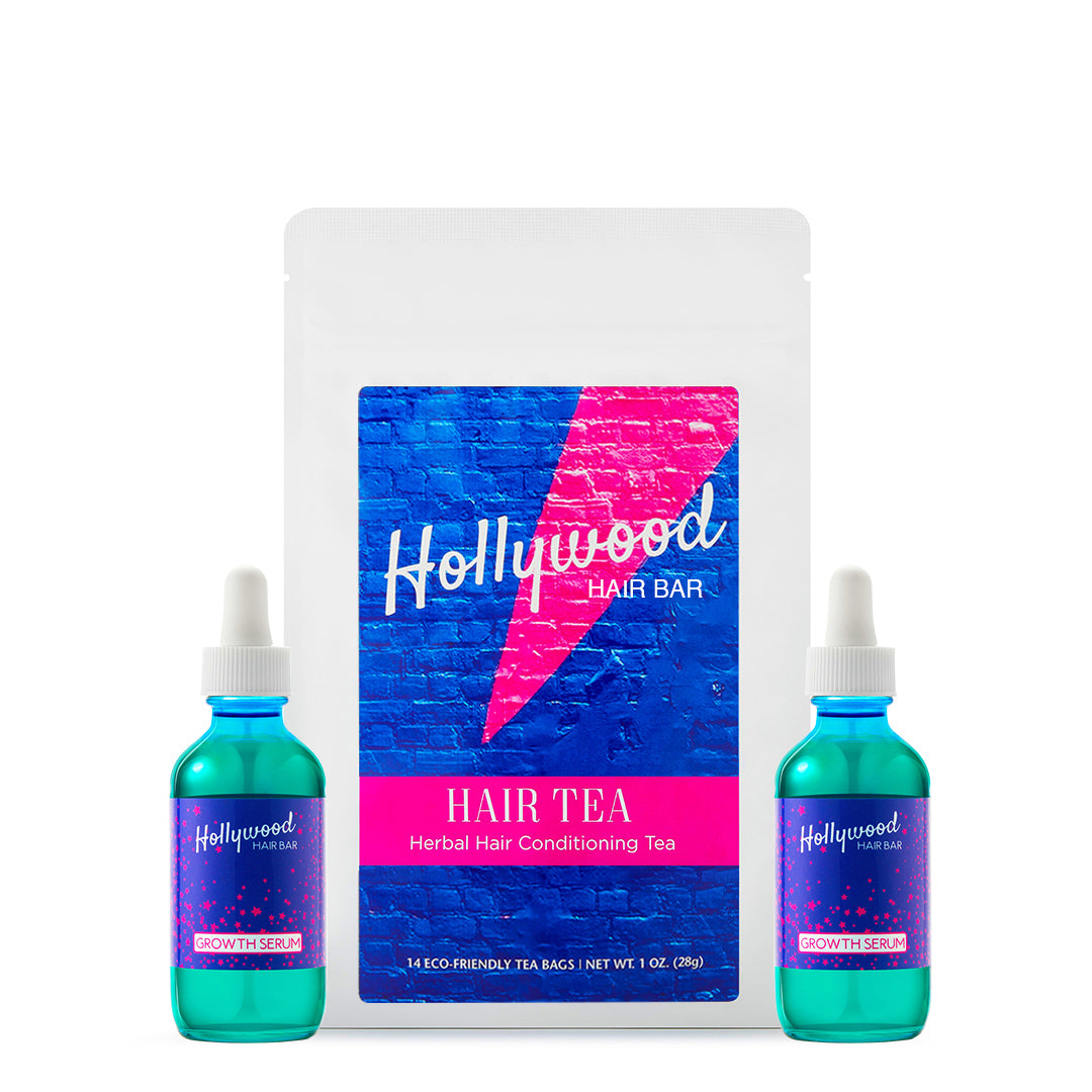 2 Hair Regrowth Serums + 1 Bonus Hair Tea Conditioner
