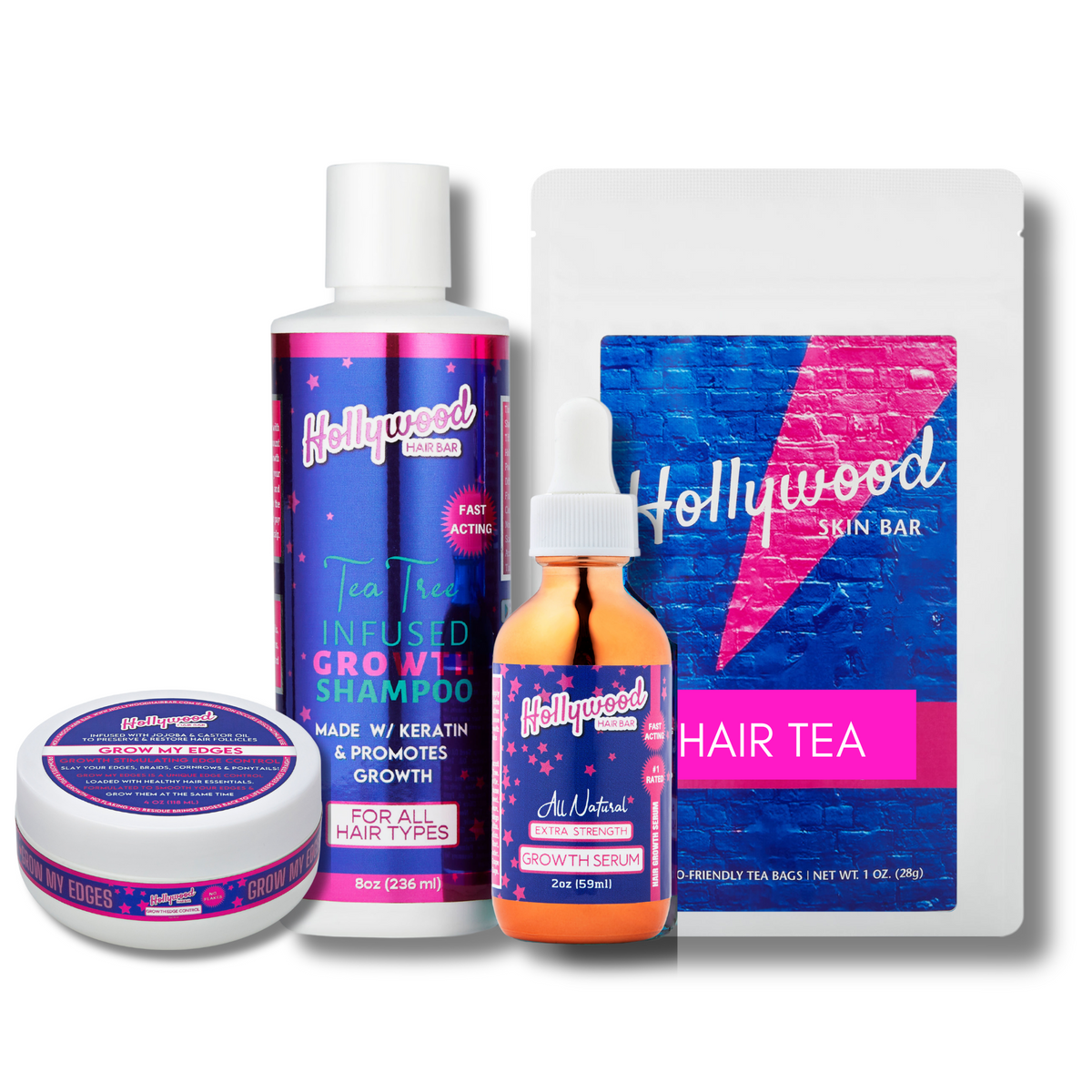 4 - Step Grow My Edges Kit