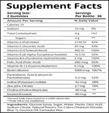 "Hair Care Bears" Hair Vitamins